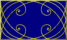 Spirals in a Golden Rectangle